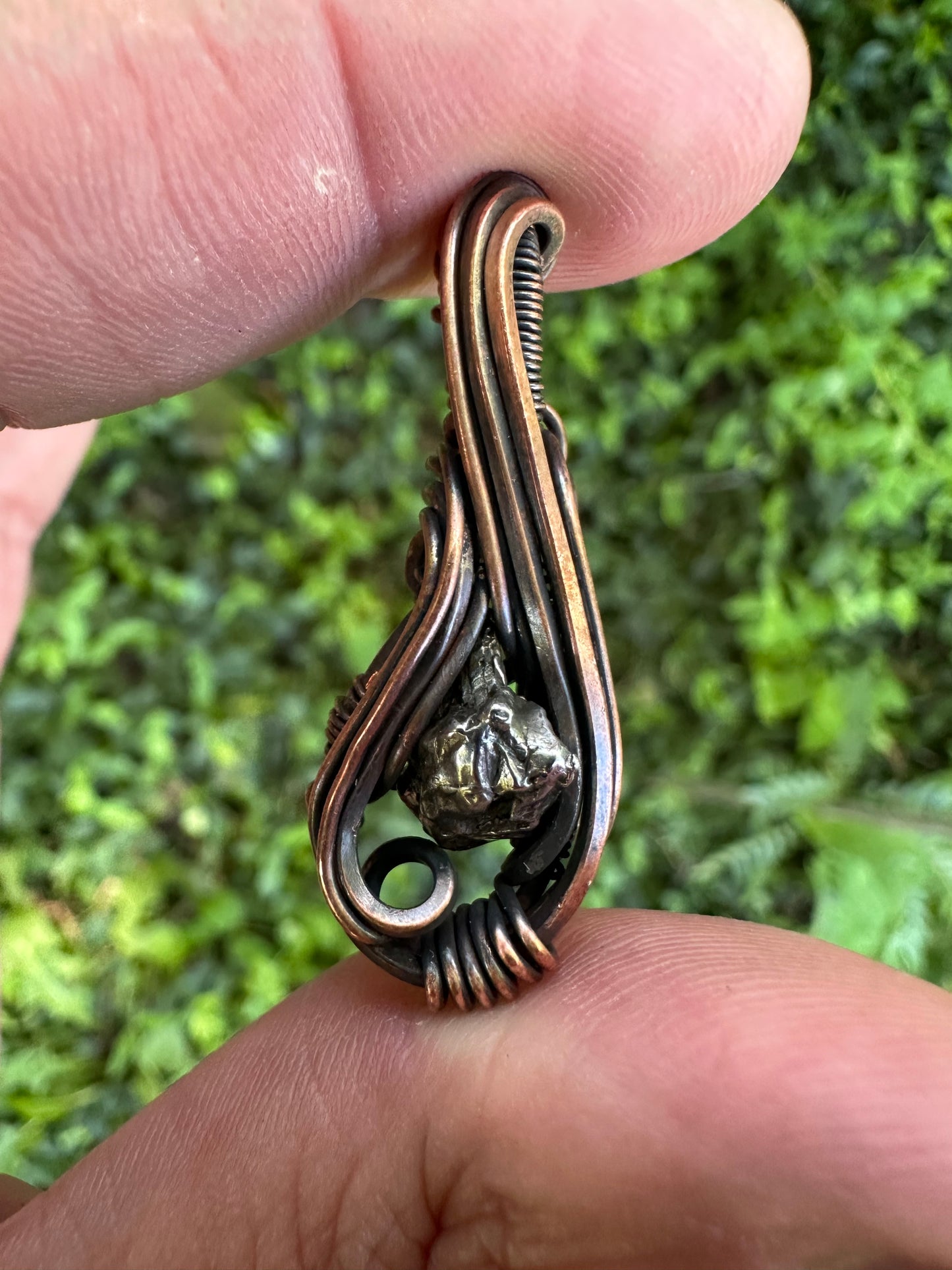 Meteorite 👽 Space Rider, ✨ Mini Copper Pendant ✨