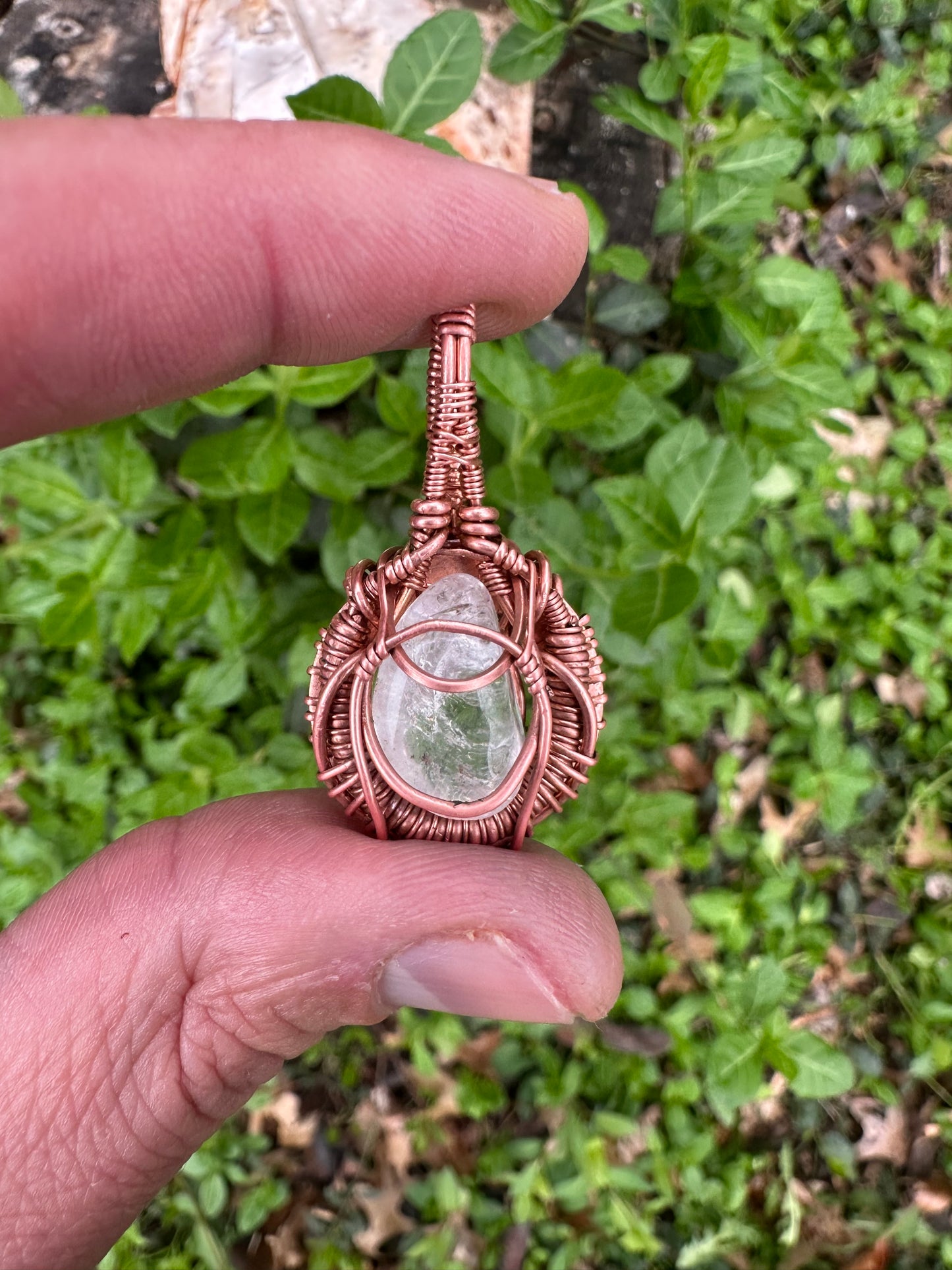 Clarity Clear Crystal Quartz & Copper