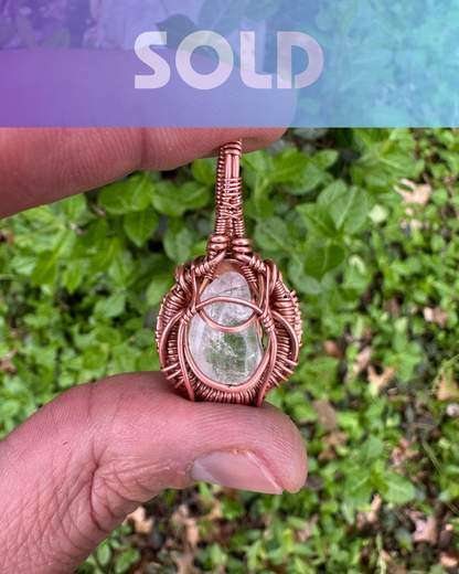 Clarity Clear Crystal Quartz & Copper