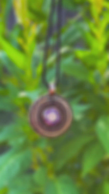 Center Soul ✨🟣✨ Copper Purple Zircon Pendant